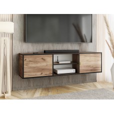 Atvērts TV galdiņš LUNO 3, Zelts craft/Zelts craft/Zelts